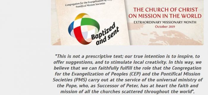 Missionology Symposium: “Pope Francis’ missionary appeal” in the face of the Extraordinary Missionary Month